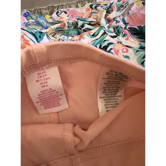 Tommy Bahama Tropical Floral Sleeveless Dress 2T Set of 2 Twins Multiples - Picture 12 of 15